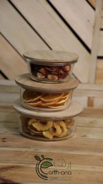 Tupperware Glass Bamboo Cover