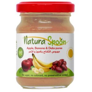 Apple, Banana & Date puree