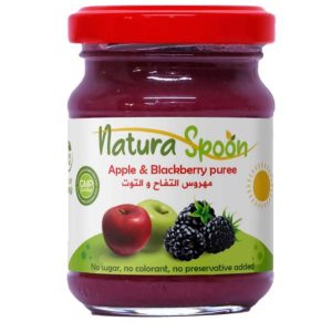 Apple & Blackberry puree