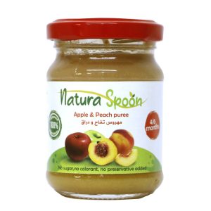 Apple & peach puree