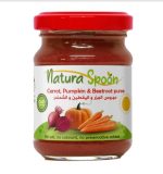 Carrot, Pumpkin & Beetroot puree