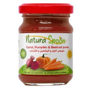 Carrot, Pumpkin & Beetroot puree