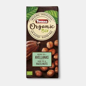 Torras Dark chocolate organic 70% cocoa with hazelnuts