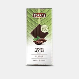 Torras dark chocolate 60% (with stevia)