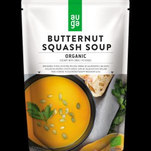 Organic Creamy Butternut Squash Soup with Sweet Potatoes
