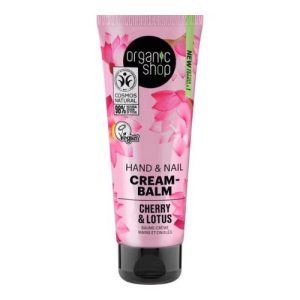 Hand & Nail Cream-Balm, Cherry & Lotus