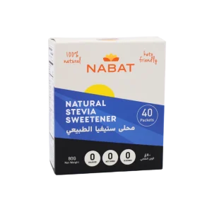 Nabat Stevia Sweetener 40 Packets