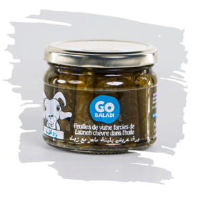 Grape Leaves with Goat Labneh in Oil