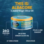 Albacore Solid Wild Tuna in Extra Virgin Olive Oil - Image 2