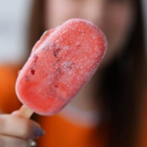 Keto Strawberry Ice Cream